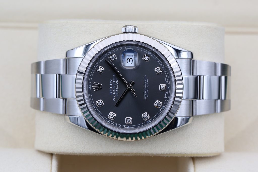 Rolex 126334 Rhodium Diamond DATEJUST 41mm 2018
