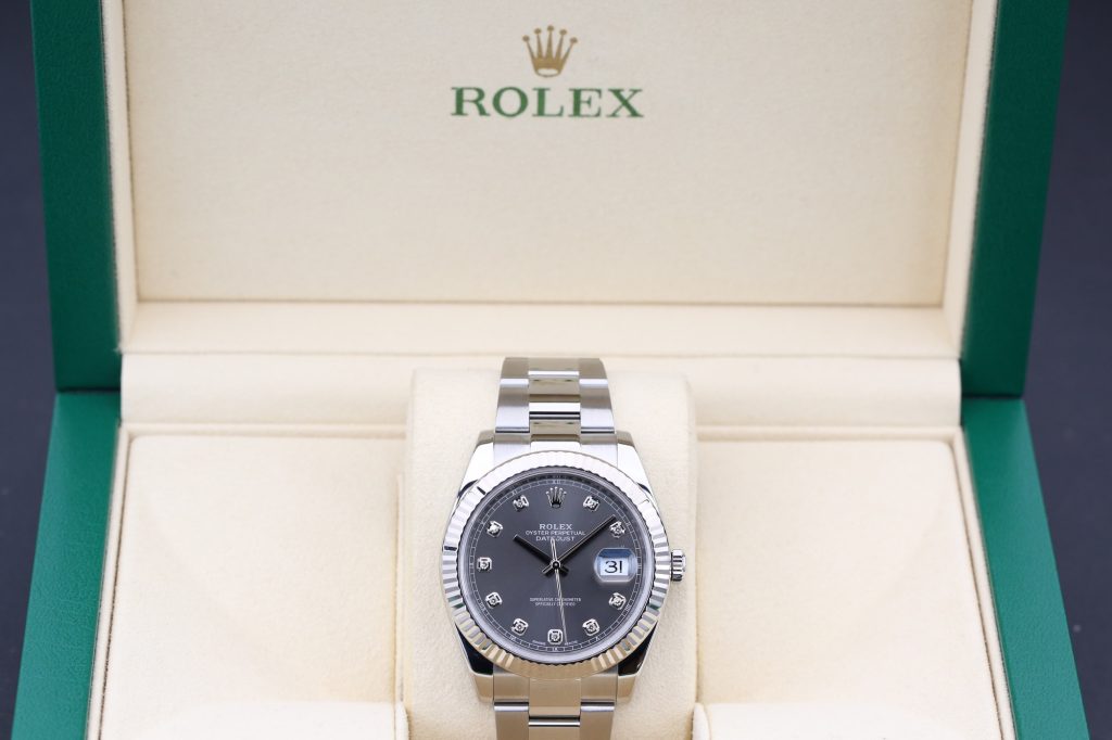 Rolex 126334 Rhodium Diamond DATEJUST 41mm 2018