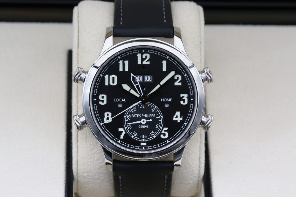 Patek Philippe 5520P-001 Black GRAND COMPLICATIONS  42mm 2022 TRAVEL TIME ALARM