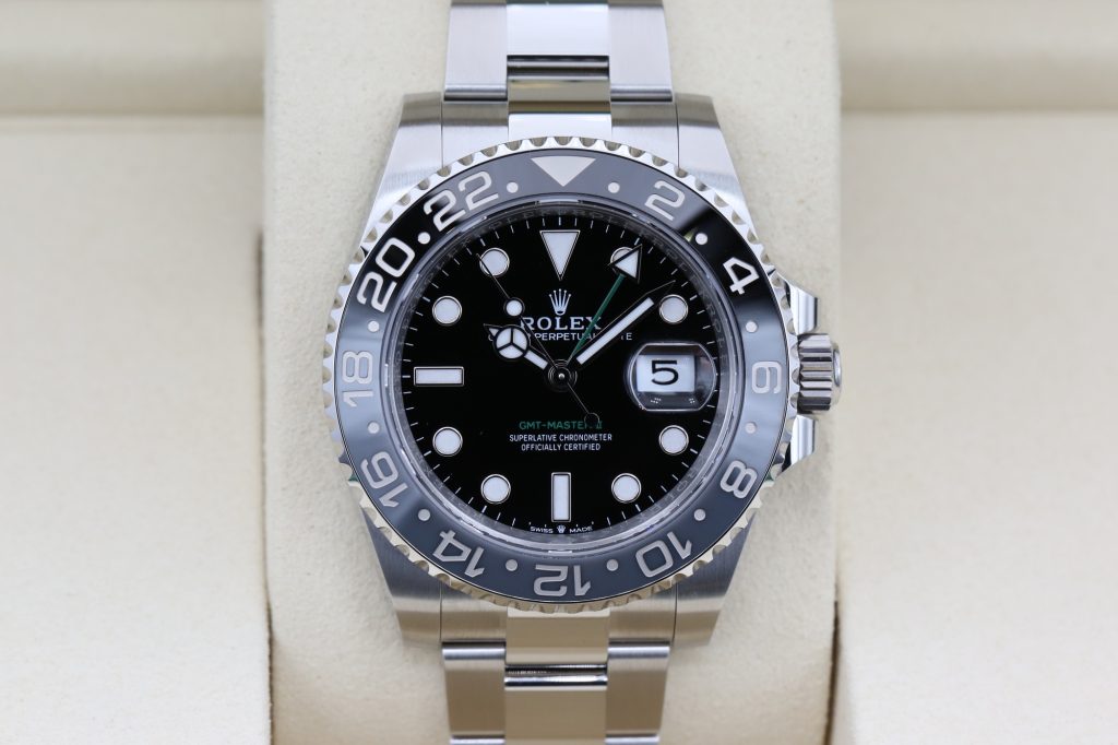 Rolex 126710GRNR Black GMT MASTER II 40mm 2026 Bruce Wayne