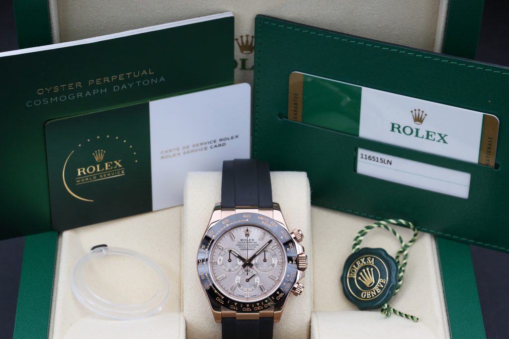 Rolex 116515LN Sundust Baguette DAYTONA OYSTERFLEX 40mm 2018