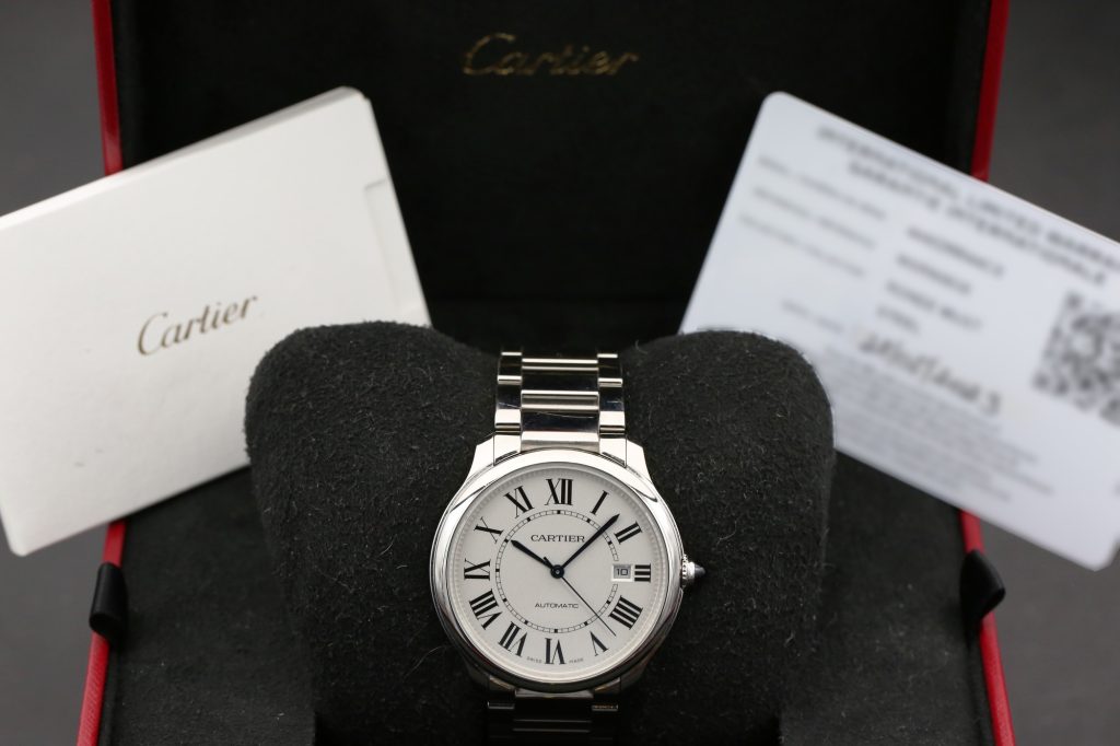 Cartier WSRN0035 White Roman RONDE MUST 40mm 2023