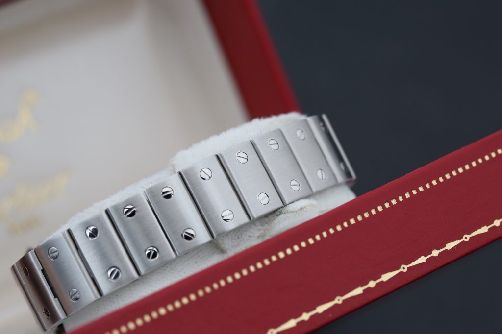 Cartier W20056D6 White SANTOS GALBEE 24mm