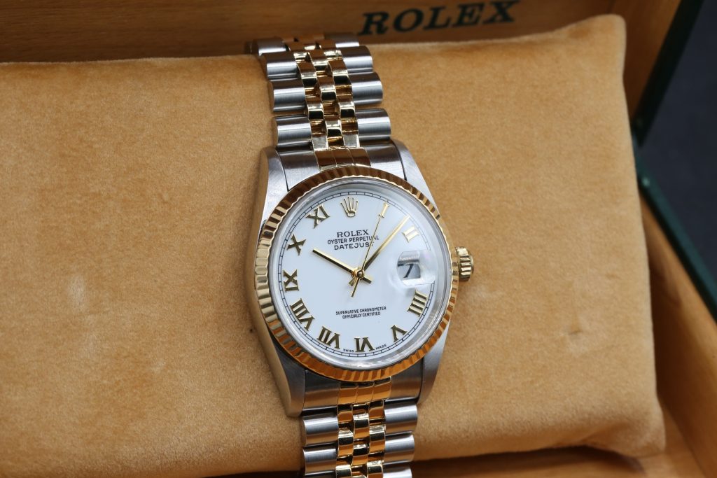Rolex 16233 White Roman DATEJUST 36mm 1995
