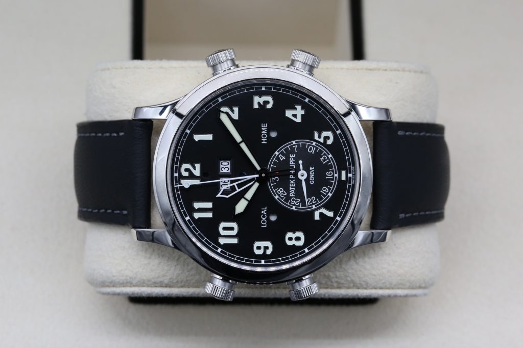 Patek Philippe 5520P-001 Black GRAND COMPLICATIONS  42mm 2022 TRAVEL TIME ALARM
