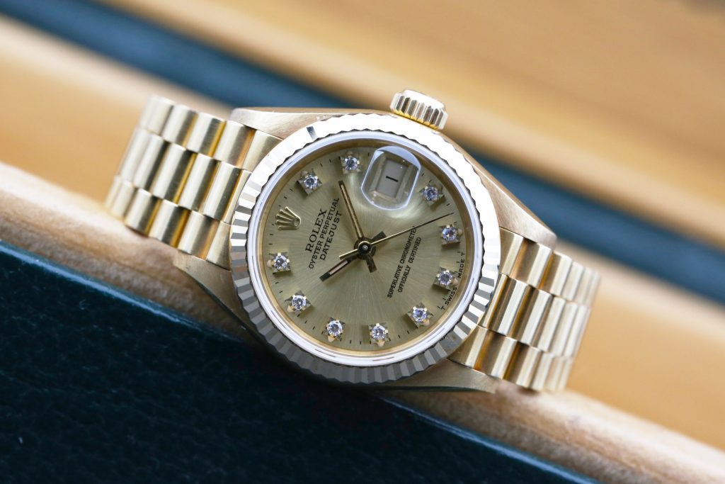 Rolex 69178 Champagne Diamond DATEJUST 26mm 1991