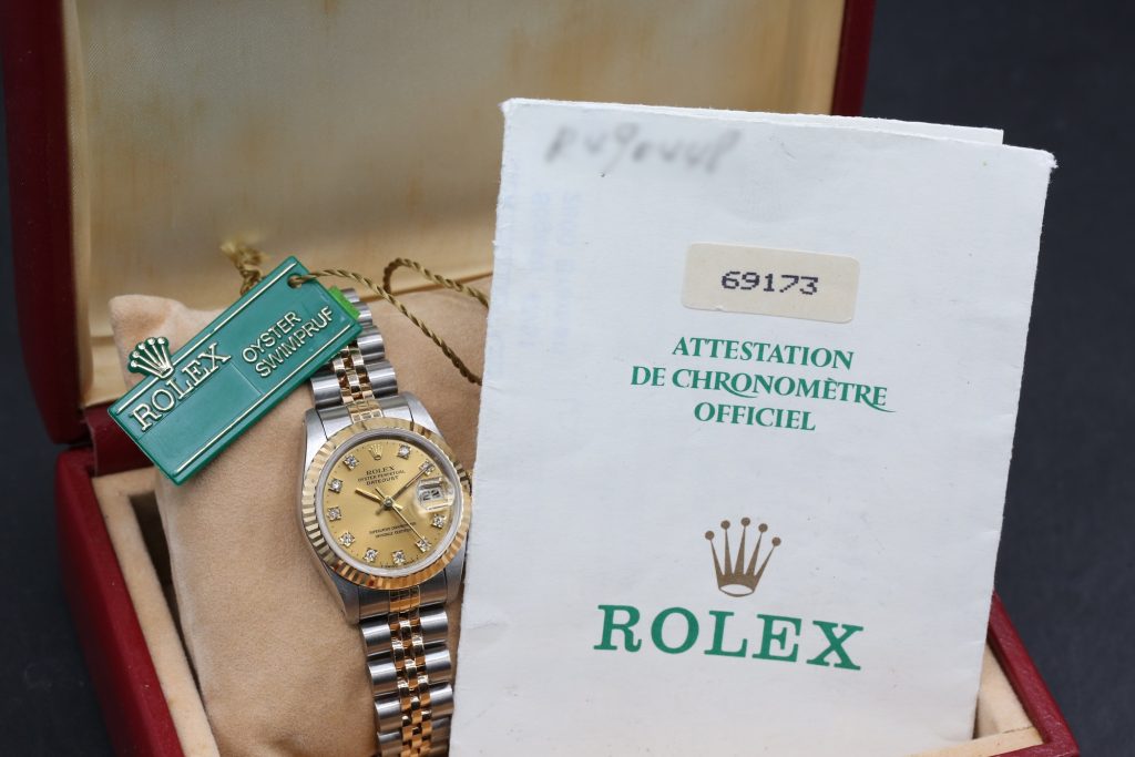 Rolex 69173 Champagne DATEJUST 26mm 1988