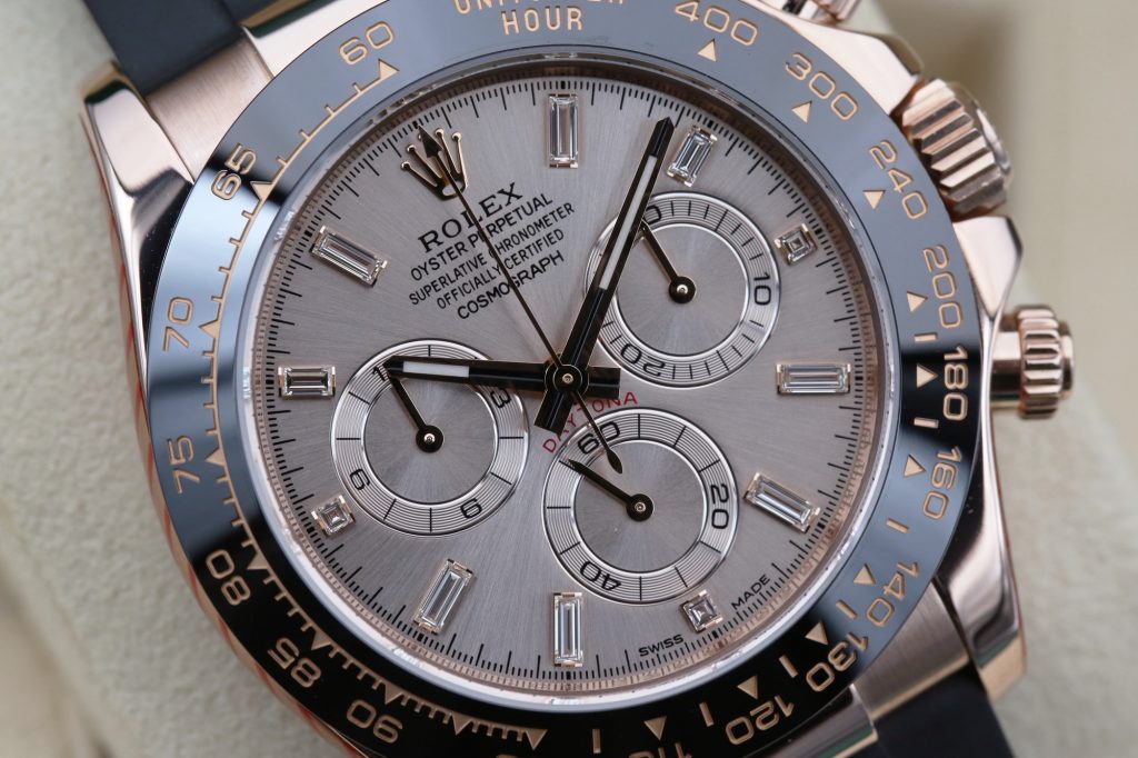 Rolex 116515LN Sundust Baguette DAYTONA OYSTERFLEX 40mm 2018