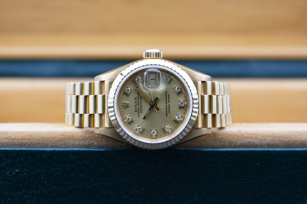Rolex 69178 Champagne Diamond DATEJUST 26mm 1991
