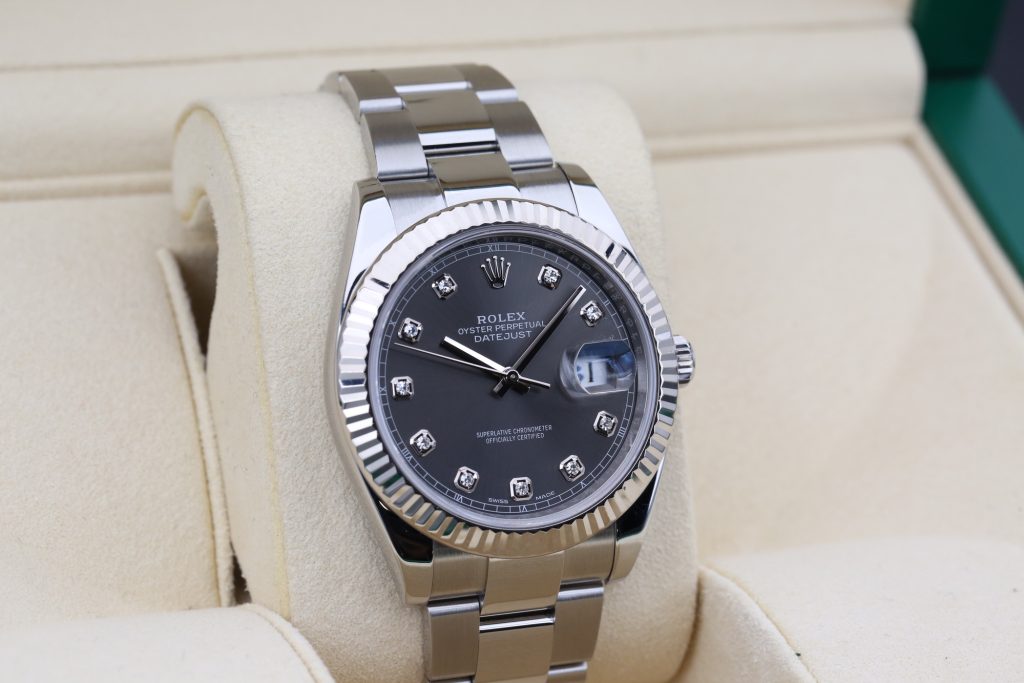 Rolex 126334 Rhodium Diamond DATEJUST 41mm 2018