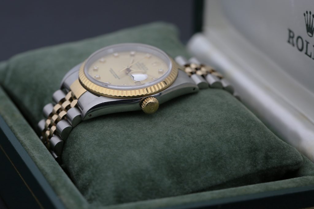 Rolex 16233 Champagne Diamond DATEJUST 36mm 1991