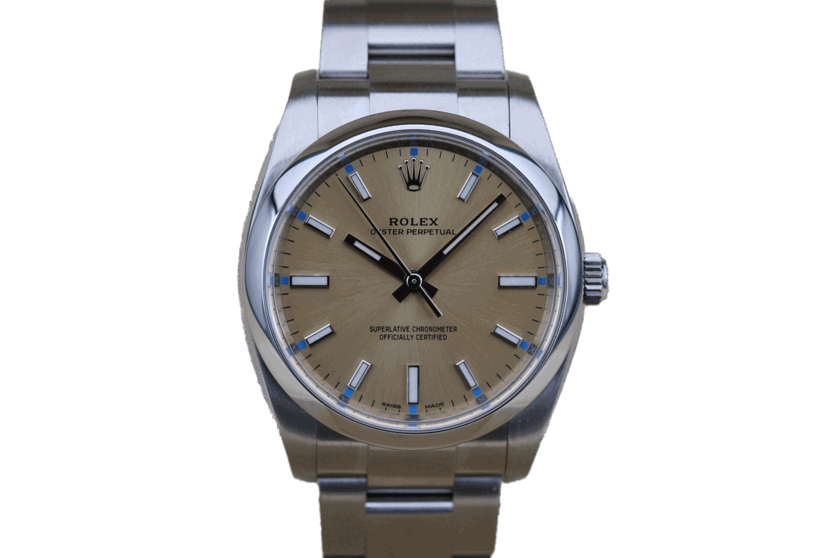 Rolex 114200 White Grape OYSTER PERPETUAL 34mm 2016