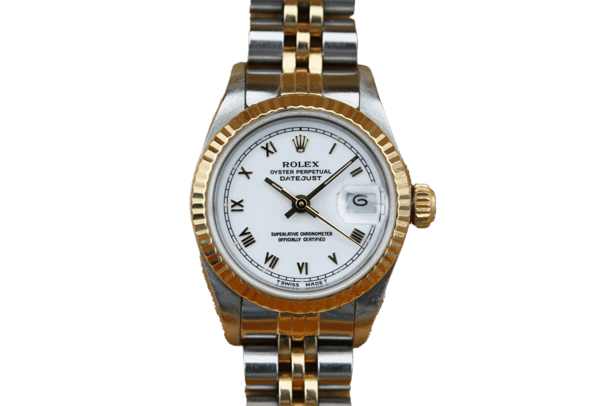 Rolex 69173 White Roman DATEJUST 26mm 1988