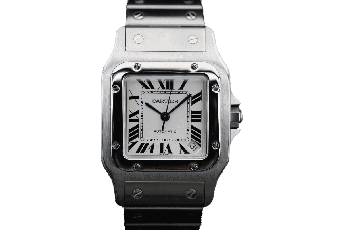 Cartier 2823 White Roman SANTOS GALBÉE 32mm