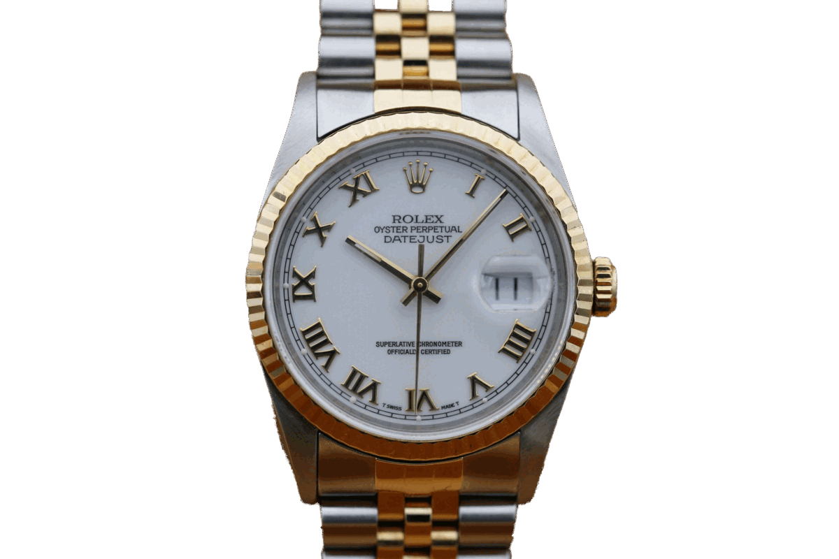 Rolex 16233 White Roman DATEJUST 36mm 1996